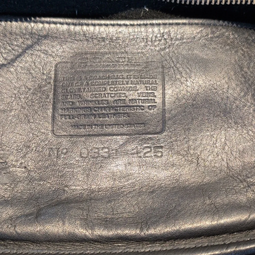Vintage Coach Swinger 4040 Black Project Bag - Picture 12 of 14